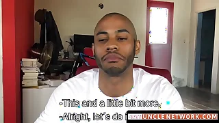 SayUncleNetwork.com - Undeceptive jock's raw threesome POV for cash with twosome cocks