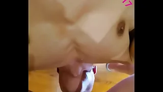 Deepthroat inner Asian slut