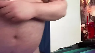 Left alone dragon dildo and anal fun